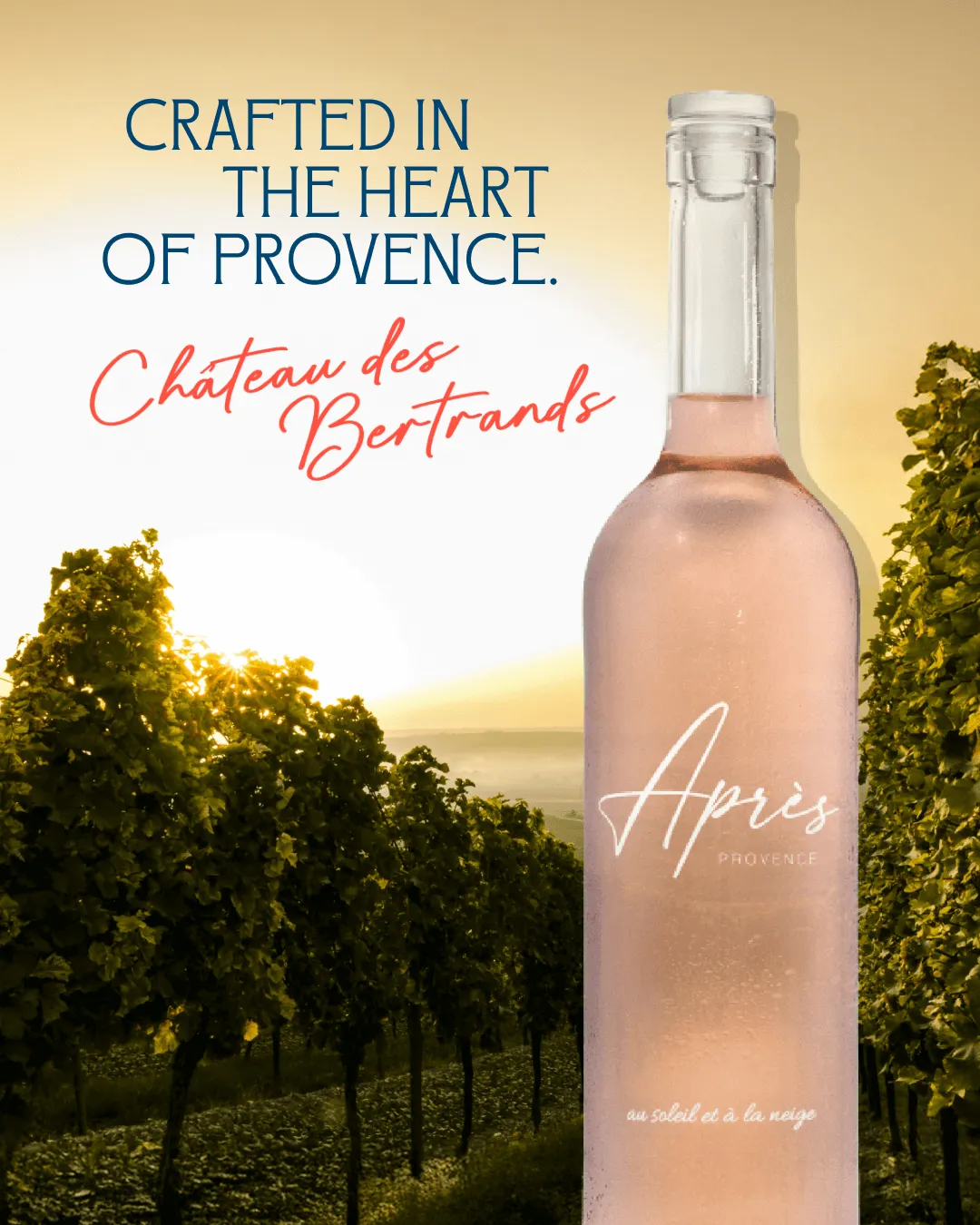 Apres Provence Wine Crafted in Chateau Des Bertrands