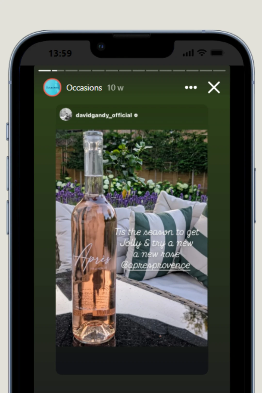 Après Rosé celebrity Instagram moments